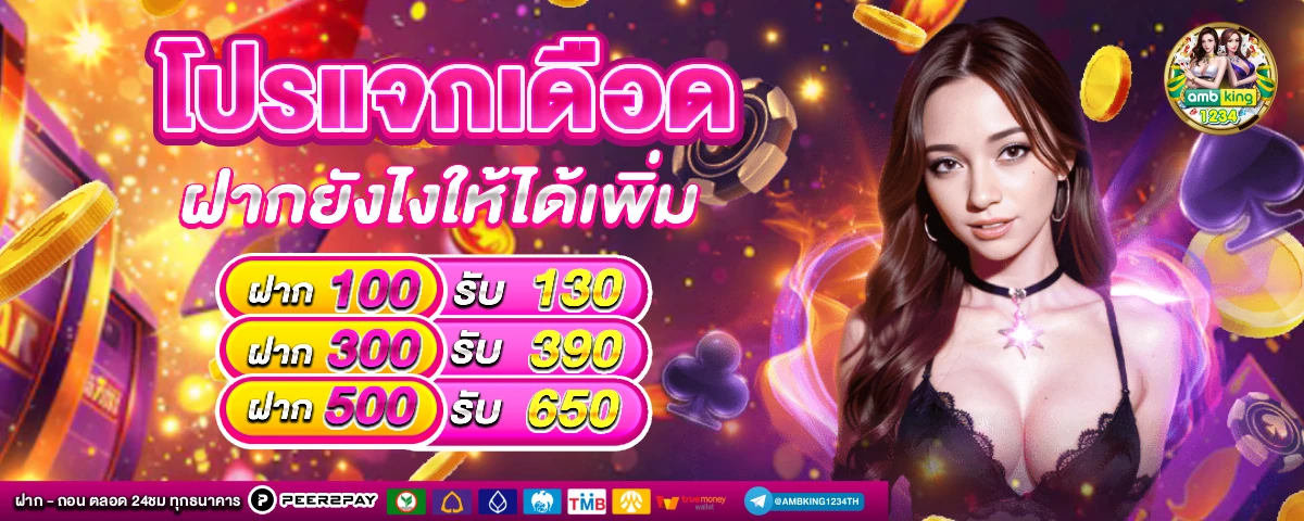 เว็บ รับทรูวอเลท - แบนเนอร์โปรโมชั่น