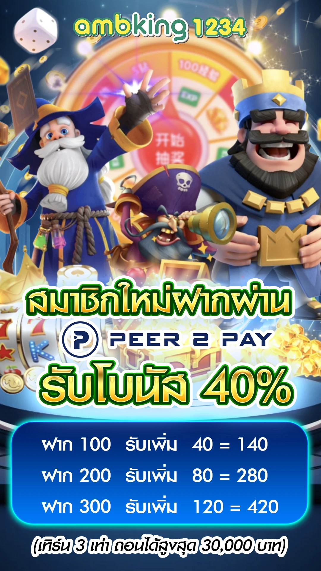 ค่ายเกม - แบนเนอร์โปรโมชั่น
